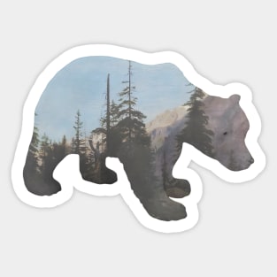 Mountain bear Sticker